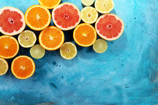 istock Citrus fruits with orange, lemon, grapefruit and lime 947737090
