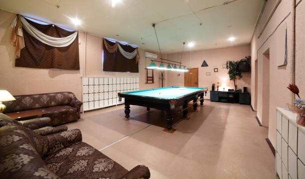 istock interior of beautiful and modern billiard 947738186