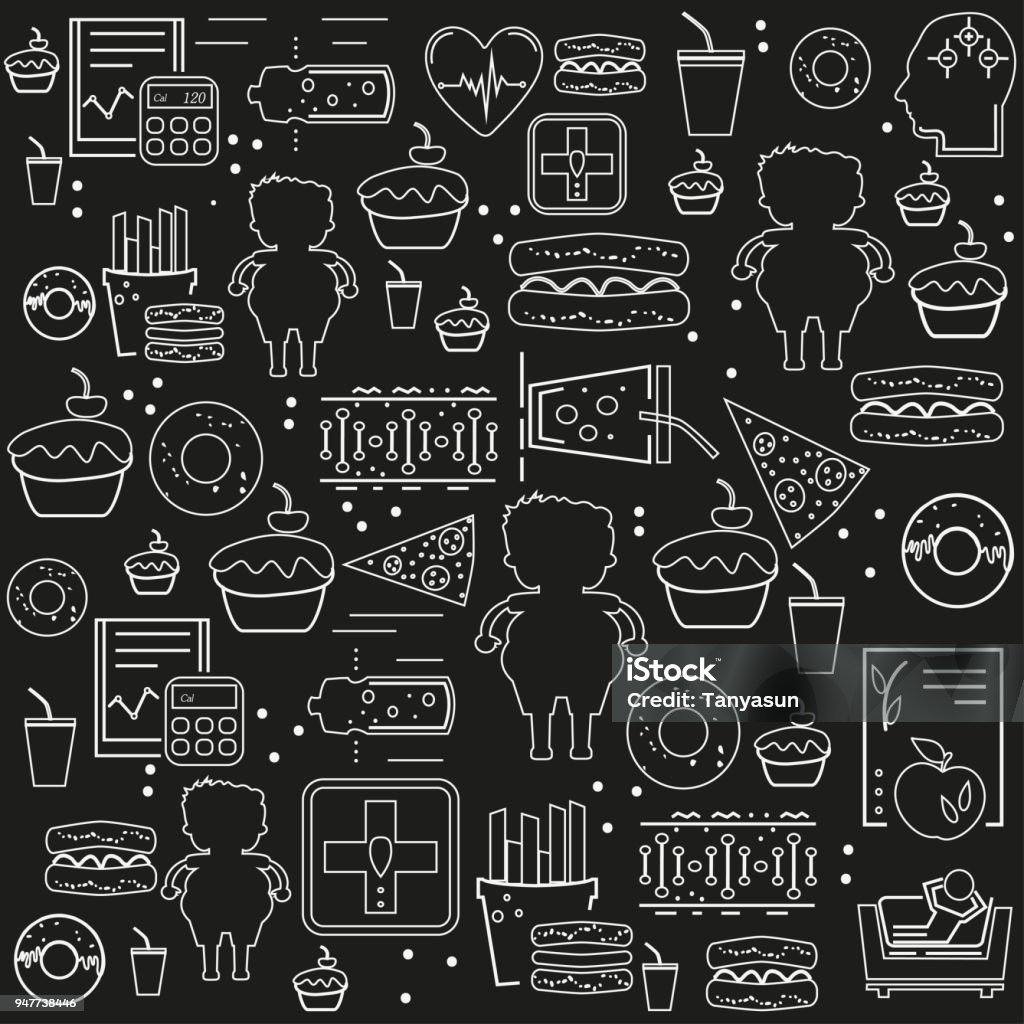 Background Obsity Simple Seamless Obesity Background Pattern Stock Illustration ...