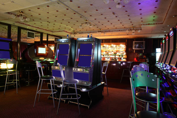 istock bright and fashionable casino with tables 947738608