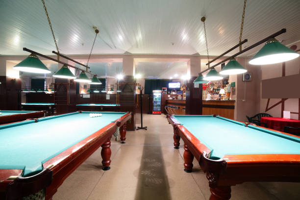 istock interior of beautiful and modern billiard 947738858