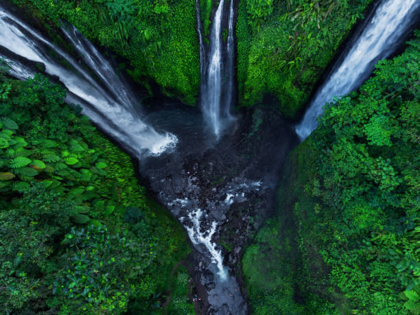 istock Sekumpul waterfalls in Bali, Indonesia 947748870