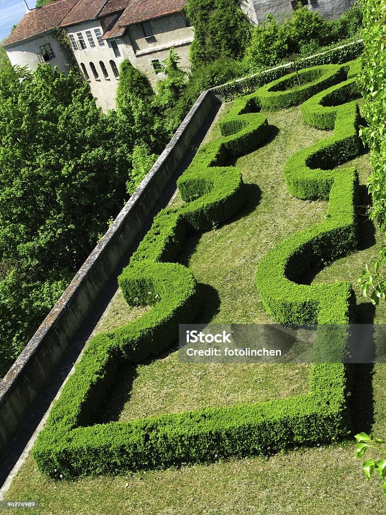 Gartenanlage in Meersburg - Lizenzfrei Bodensee Stock-Foto