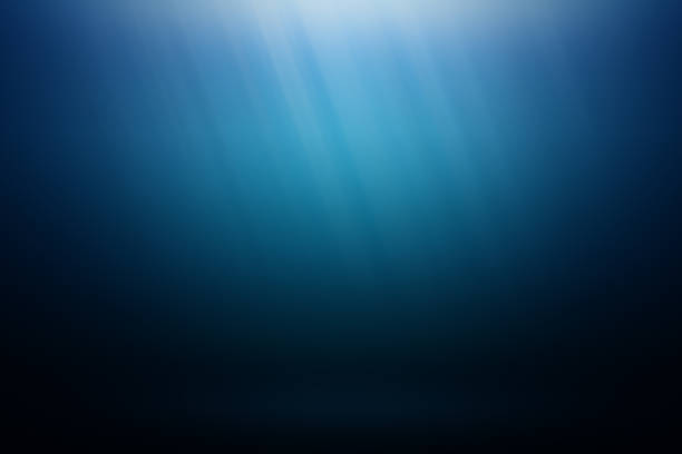 istock Underwater blue background in ocean 947756226