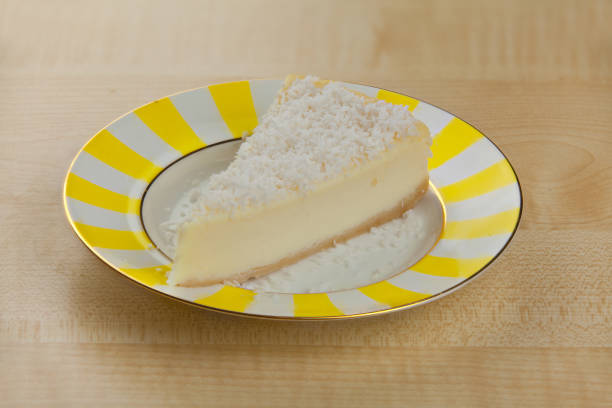istock delicious cheesecake with coconut on  plate 947768806