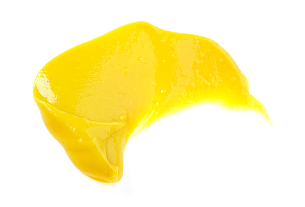 istock Spicy mustard sauce isolated on a white background 947783450