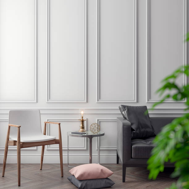 istock Mockup Poster in the interior, 3D illustration of a modern design 947793994