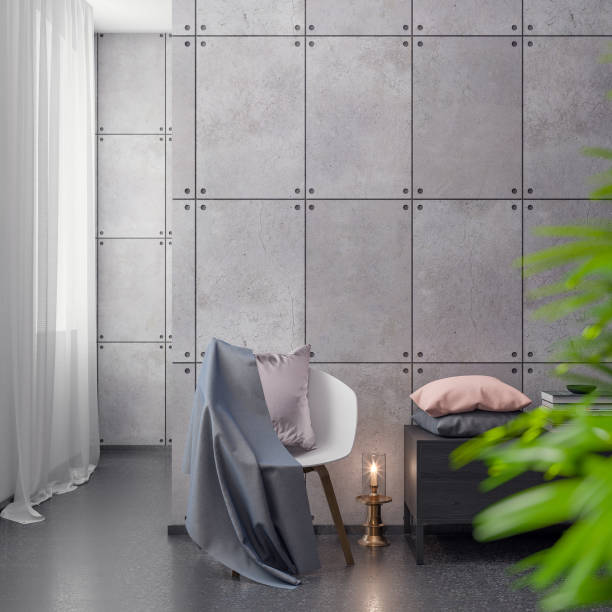 istock Mockup Poster in the interior, 3D illustration of a modern design 947795242