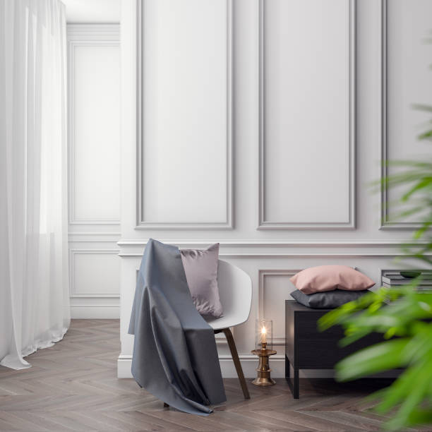 istock Mockup Poster in the interior, 3D illustration of a modern design 947798020