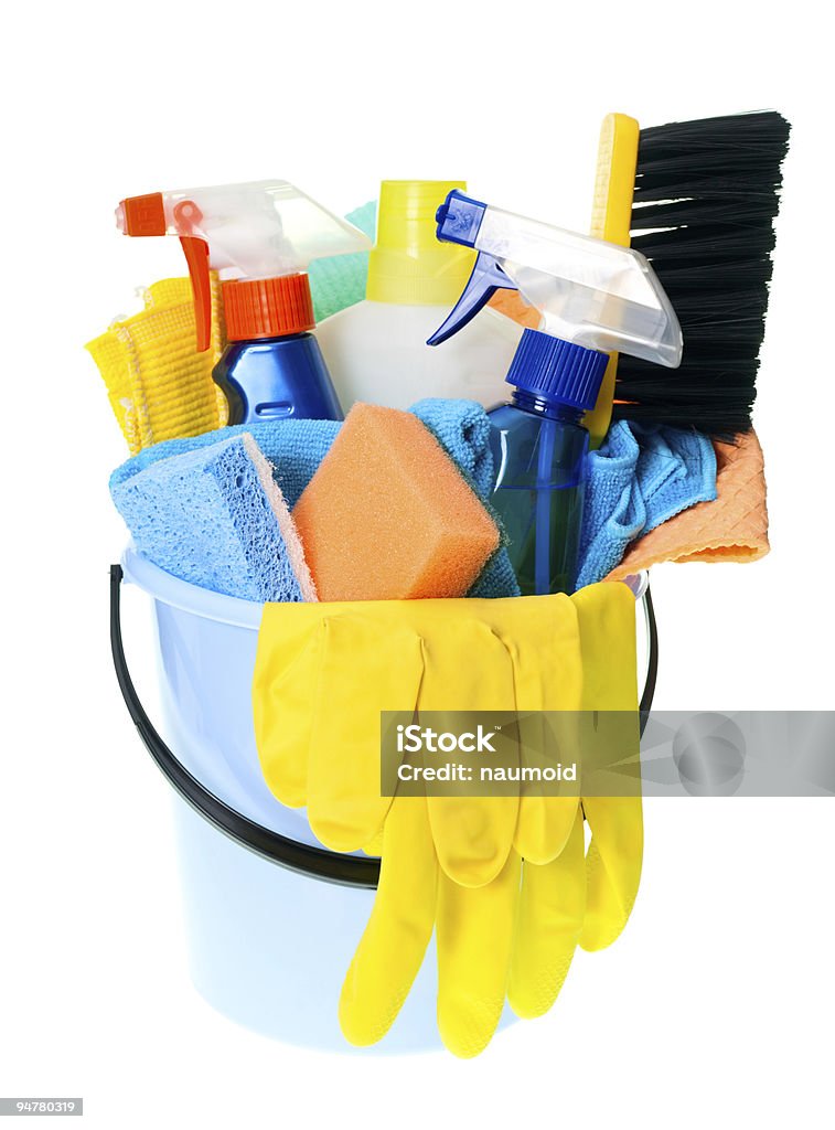 Cleaning concept  Blue Stock Photo