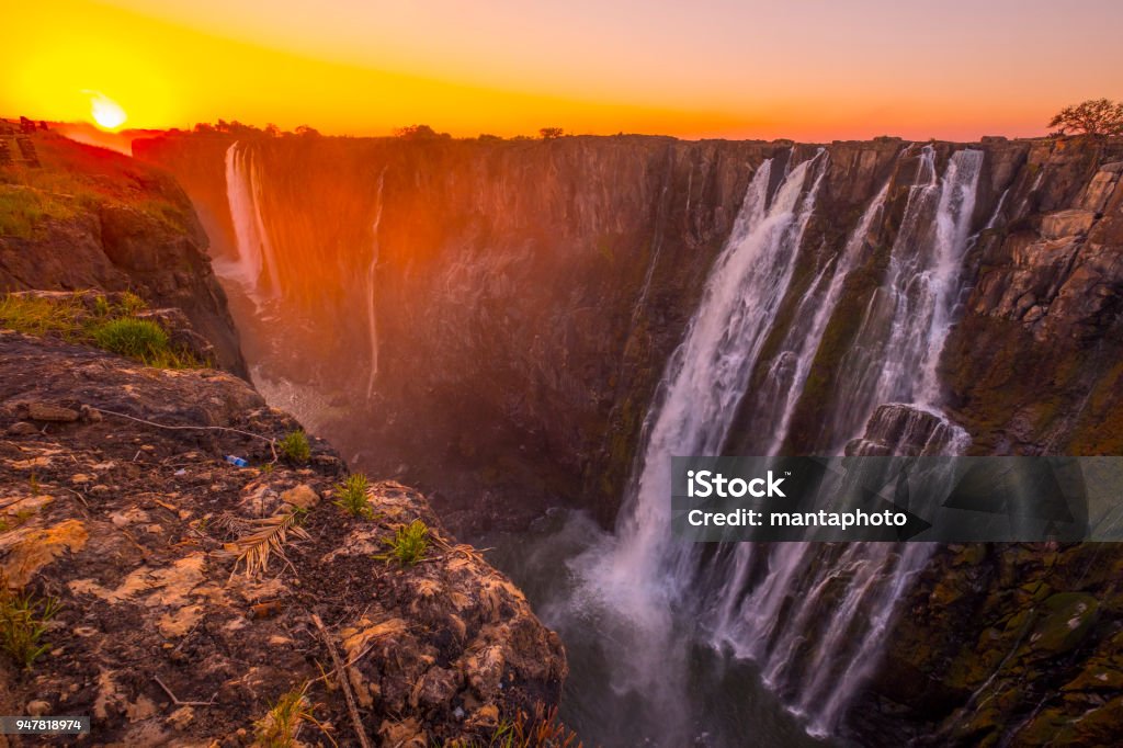 Victoria Falls - Lizenzfrei Victoriafälle Stock-Foto