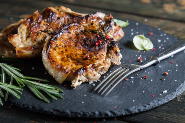istock Fried pieces of pork 947830544