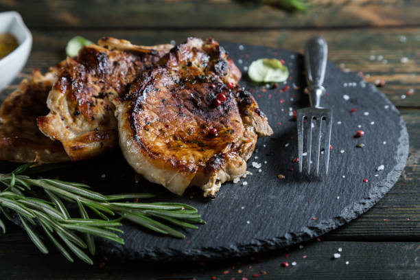 istock Fried pieces of pork 947831186