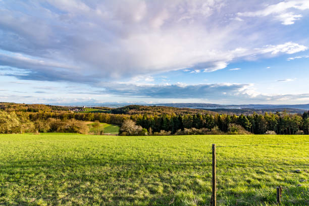 Landscape near Lake Constance stock photo