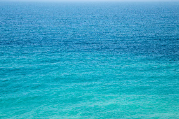 The texture of the water surface with slight ripples. Gradient effect