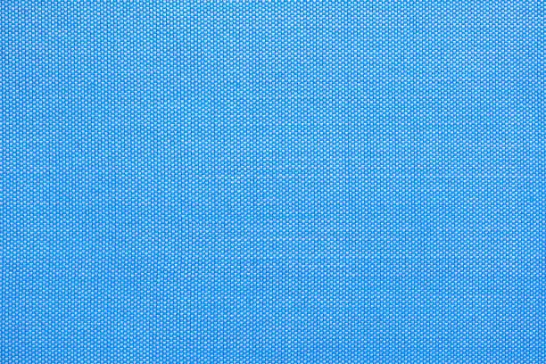 Photo of Blue cotton shirt Pinpoint texture.