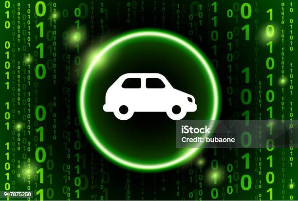 Car Binary Code Vector Pattern Background Stock Illustration - Download ...