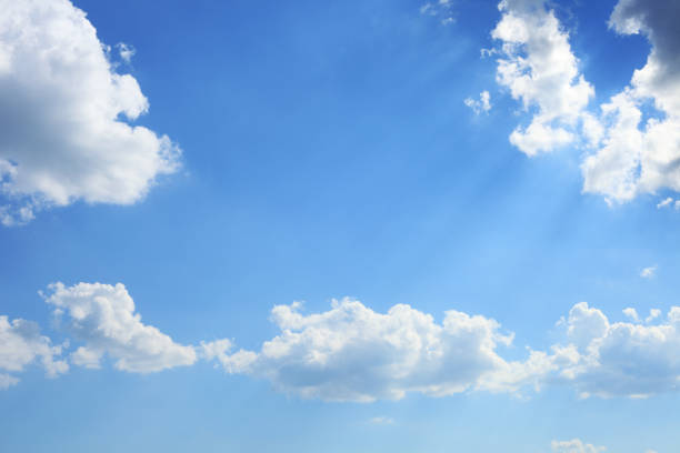 istock Beautiful of blue sky with white cloud for texture background. Concept idea background. 947875414
