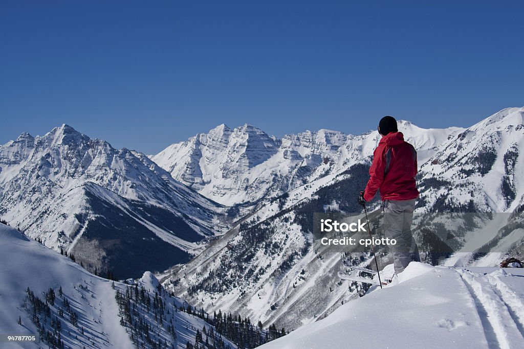 Skiing  Aspen - Colorado Stock Photo