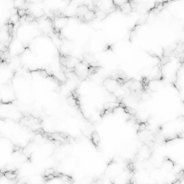 Seamless marble stone texture Seamless pattern with realistic marble texture in white and gray color. Vector illustration. marble stock illustrations