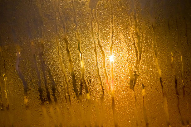 istock Foggy glass and rain drops 947917950