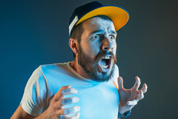 istock The anger and screaming man 947927312