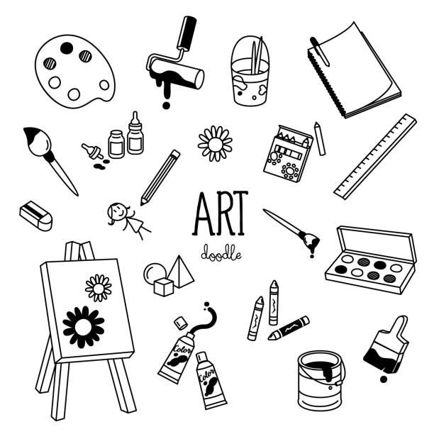 Paint Brush Tool Vector Art Icons And Graphics For Free Download