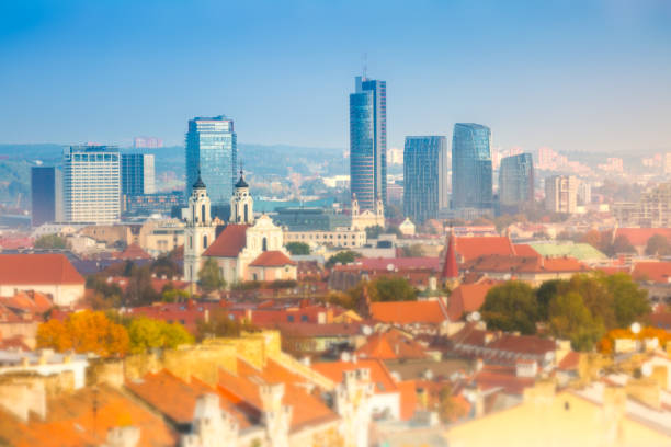 istock Vilnius autumn panorama. Lithuania 947951044