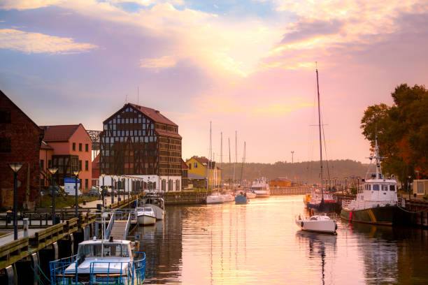 istock Sunset in the Klaipeda port, Lithuania. 947951670
