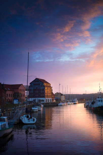 istock Sunset in the Klaipeda port, Lithuania. 947951734