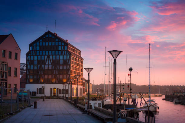 istock Sunset in the Klaipeda port, Lithuania. 947951744