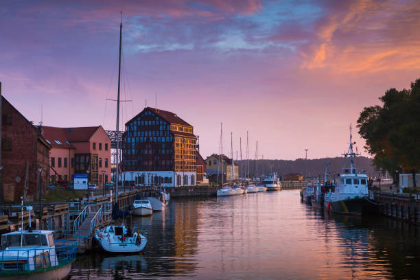 istock Sunset in the Klaipeda port, Lithuania. 947951748