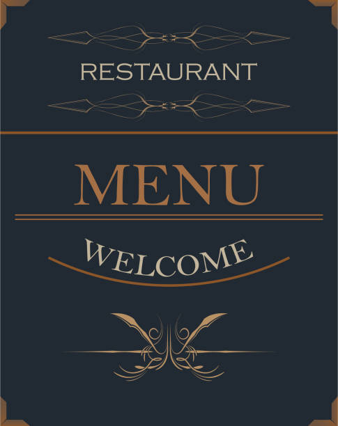 illustrations, cliparts, dessins animés et icônes de carte de menu restaurant hôtel - invitation elegance dinner backgrounds