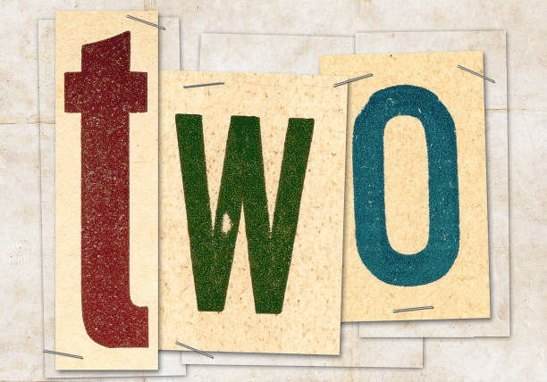 istock The word two made with old papers and letters 947982952