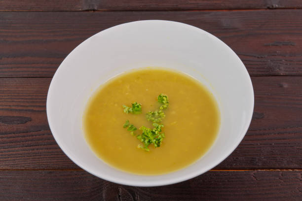 istock Chickpea soup with vegertables on a table 947987196