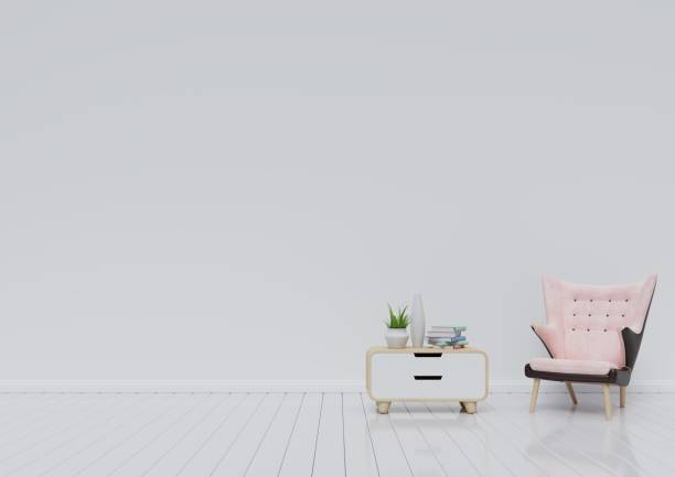 istock Interior has room a armchair and Cabinet book 947989136