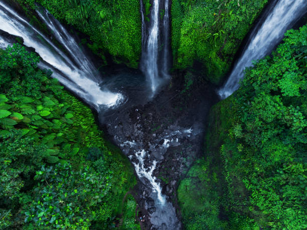 istock Sekumpul waterfalls in Bali, Indonesia 947994106