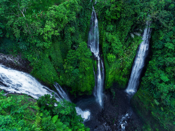 istock Sekumpul waterfalls in Bali, Indonesia 947994108