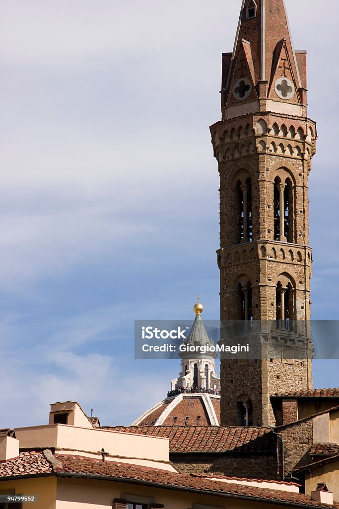 Бадиа "Fiorentina Башня колокола в Флоренции, Италия - Стоковые фото Арка - архитектурный элемент роялти-фри