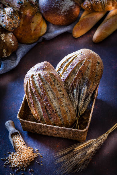Brown bread still life