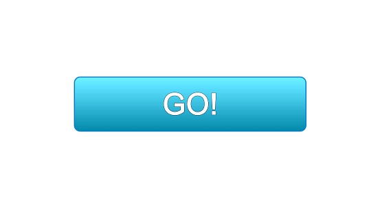 Go Web Interface Button Blue Color Education Development Business Site ...