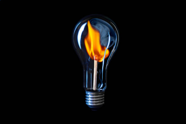 istock Fire hot idea to save electricity and ecology 948031012