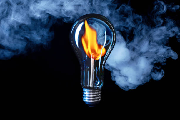 istock Fire hot idea to save electricity and ecology 948031044