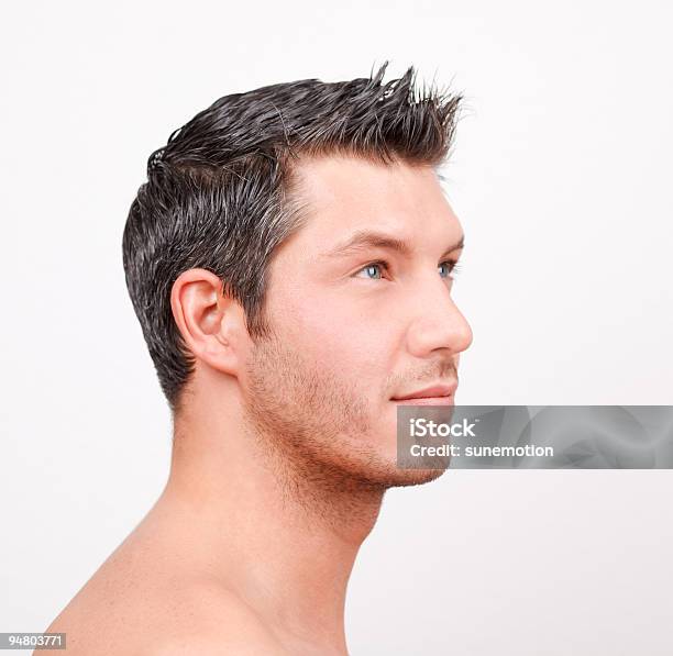 Man Hair Portrait Stock Photo - Download Image Now - Adult, Adults Only, Beautiful People