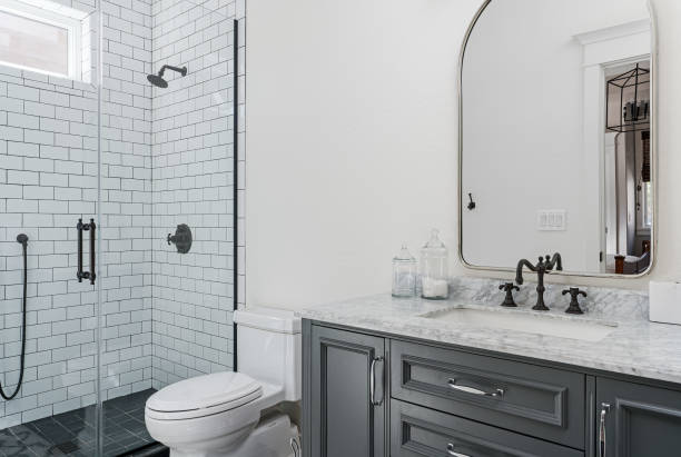 Cтоковое фото Красивая современная ванная комната