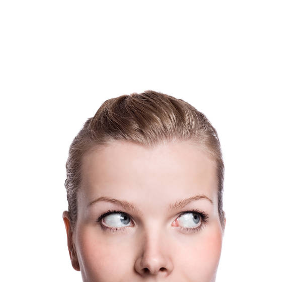 istock upper part of a curious womans face 94804909