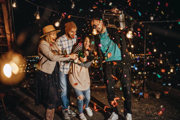 istock Social gathering on the rooftop 948055692