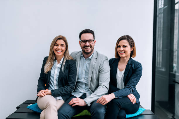 istock Happy corporate employees photoshoot. 948055722