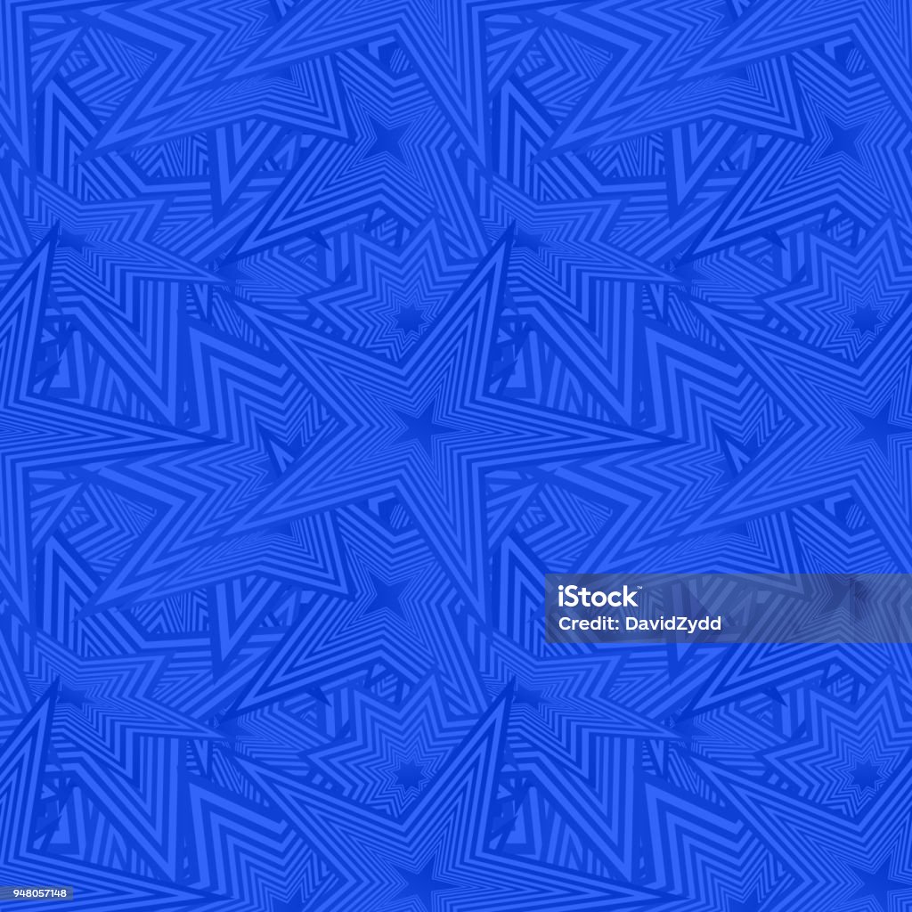Pattern Star Blue Abstract Blue Seamless Star Pattern Background Stock Illustration - Download ...