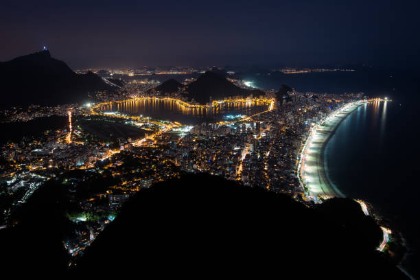 istock View of Rio de Janeiro at Night Time 948061004